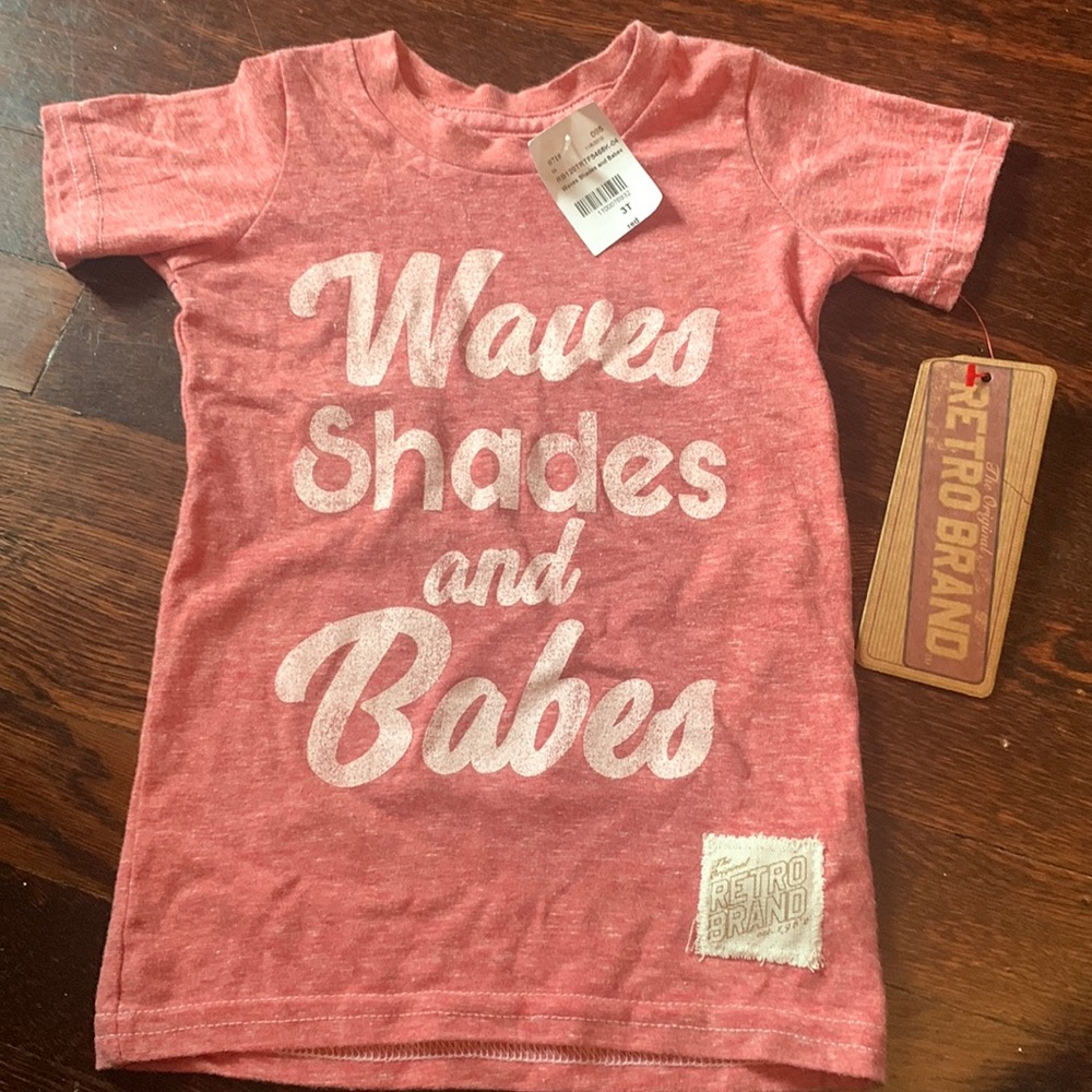 NWT retro brand size 3t super soft vintage T